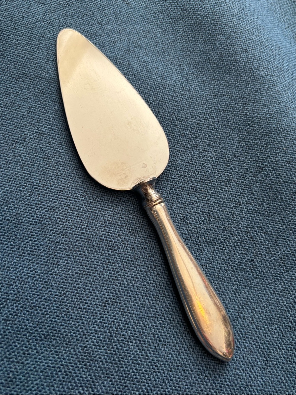 Barclay Geneve Sterling Silver Handle Pastry Cake Server Vintage 6 Inch